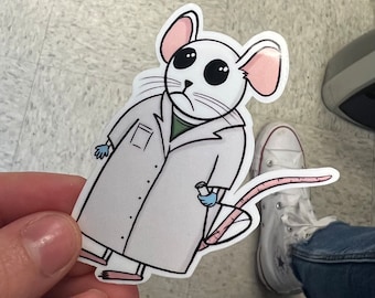 Traurige Labrador Maus Sticker