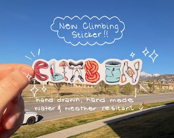 CLIMB ON Sticker
