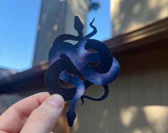 Galaxy Snake Sticker