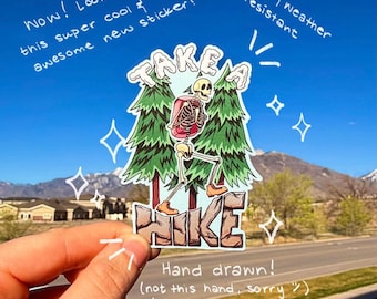 TAKE A HIKE Sticker