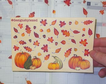 Autumn Leaves - Journal Stickers