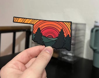 Oklahoma Sunset Aufkleber