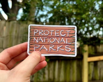 Protect National Parks Aufkleber