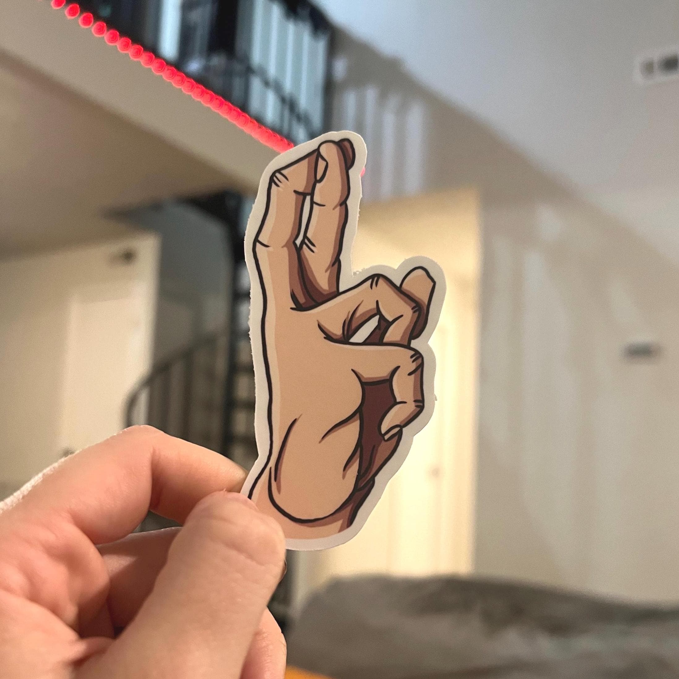 Gojo Domain Expansion Hand Sign, Jujutsu Kaisen - Laminated Vinyl