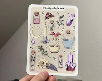 Apothecary Sticker Sheet - Journal Stickers