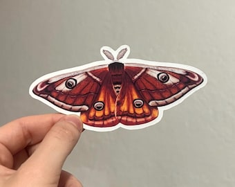Emperor Moth Sticker