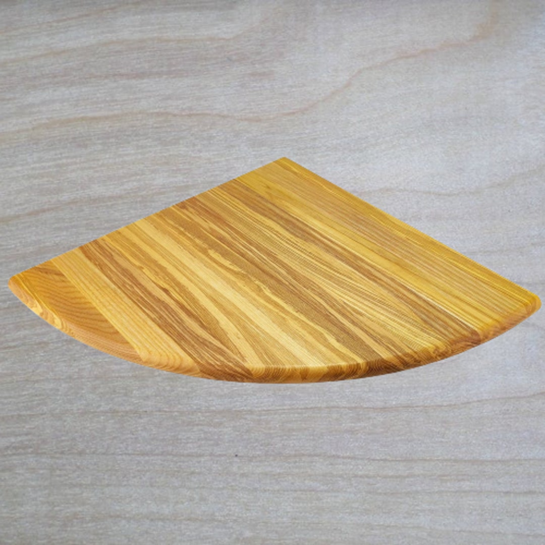 Wood Rustic Floating Corner Shelf Wall Shelf Brown Perfect Etsy