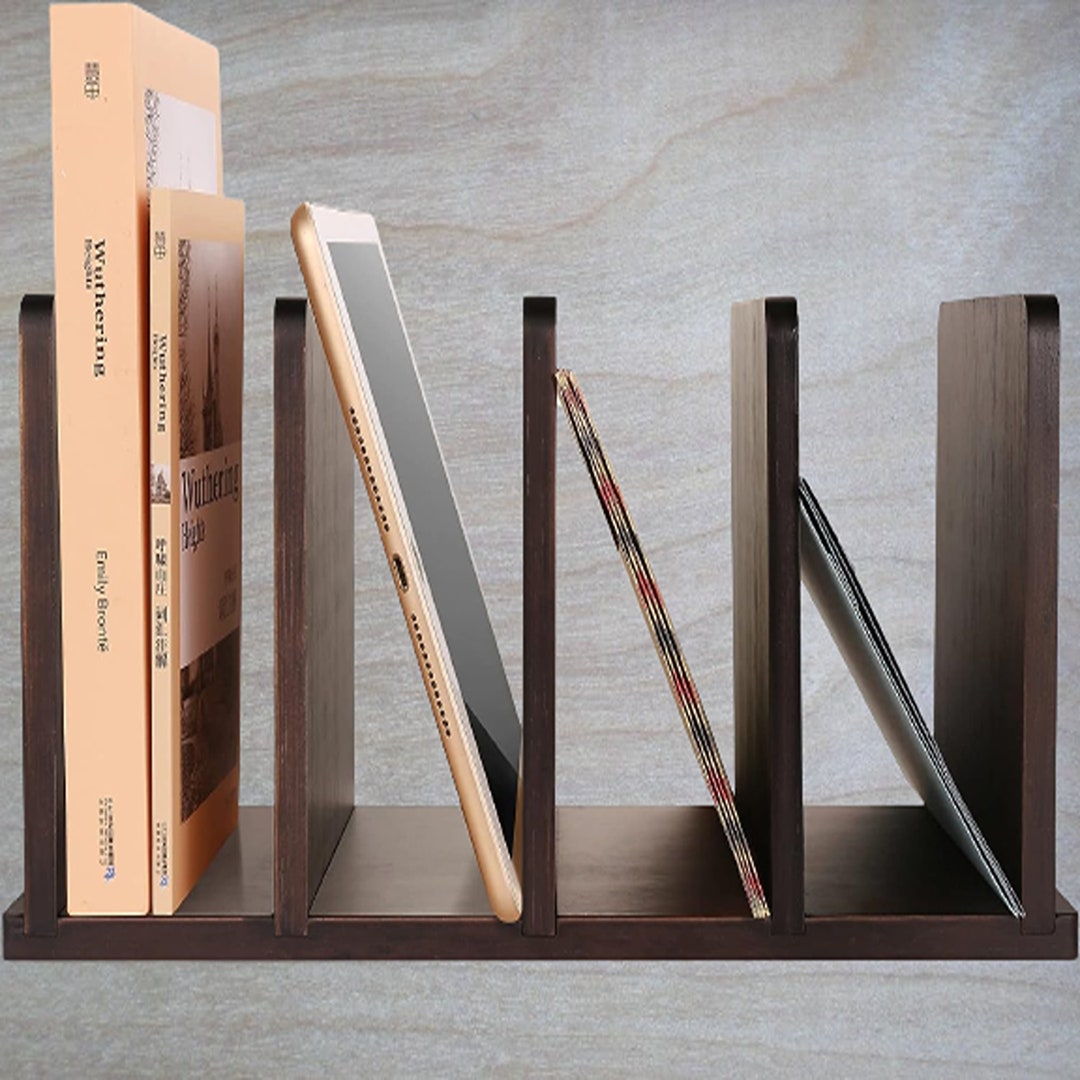 Desk Organizer Mail Organizer Countertop File Sorter Bamboo Etsy