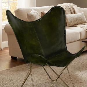butterfly chair, mid century chair, leather chair, accent chair, bkf chair, sling chair, leather accent chair, living room chair, lounge chair, boho chair, luxury chair, modern accent chair, reading chair
