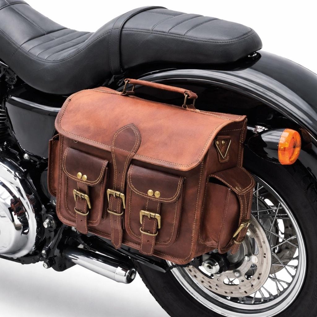 Chopper saddle bag - Etsy 日本