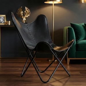 butterfly chair, mid century chair, leather chair, accent chair, bkf chair, sling chair, leather accent chair, living room chair, lounge chair, boho chair, luxury chair, modern accent chair, reading chair