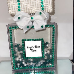Decorative Designer Inspired Perfume Bottle (Plastic), Bling Perfume Bottle, Sparkle Perfume Bottle, Decorative Bottle