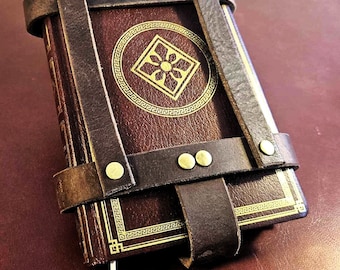 Leather Book Holster: Customisable Book Carrier