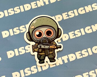 Chibi &quot;STALKER&quot; Soldier 2.0&quot; x 1.5&quot; Sticker