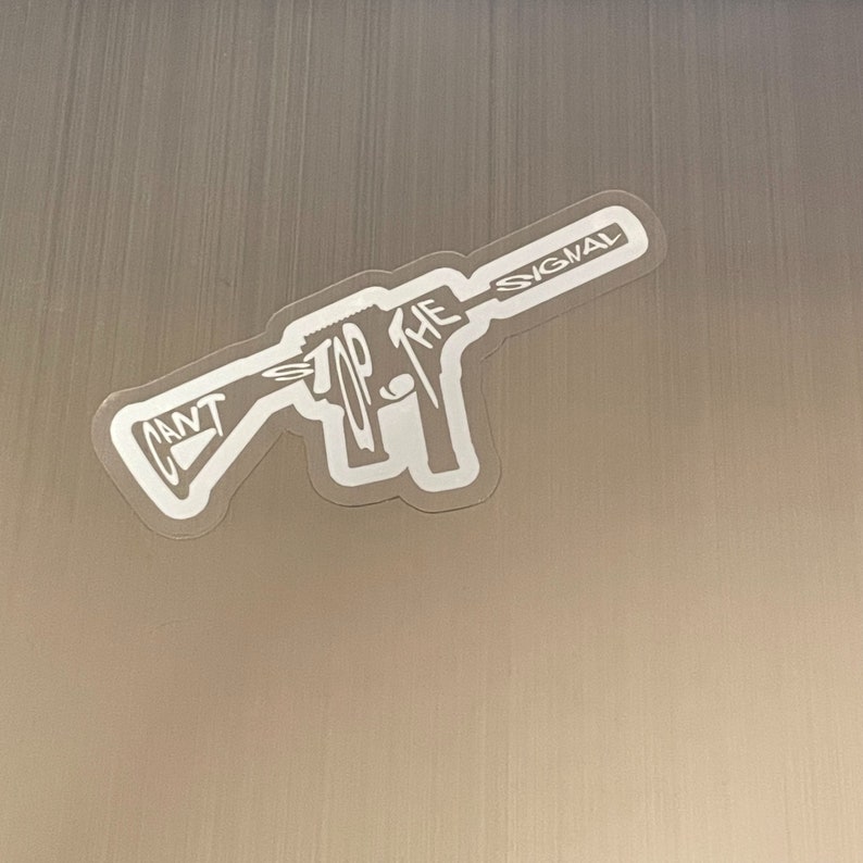 Cant Stop the Signal FGC9 JSTARK 3 X 1.5 Sticker Etsy