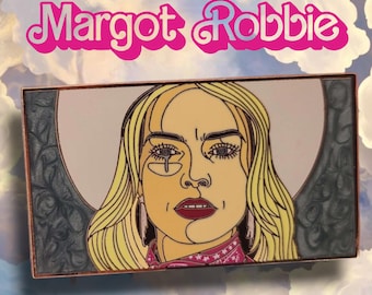 Margot Robbie Pink Doll Movie Pin 2023 Barb Hard Enamel 2.25 Inch