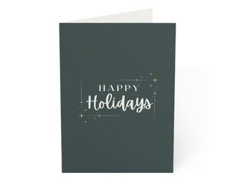 Happy Holidays Sparkle Greeting Cards (10, 30, and 50pcs)