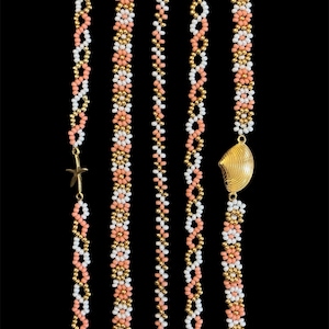 Pearl jewelry - coral and shell