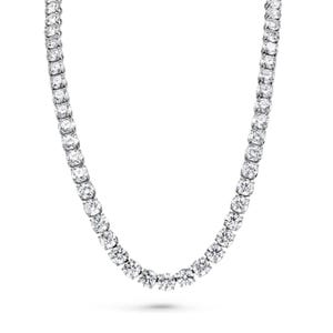 18k Tennis Necklace, white zircon Necklace,Bridal Jewelry,Wedding Necklace,Bridal Necklace,Gift for Her,Layering Necklace,CZ Tennis Necklace