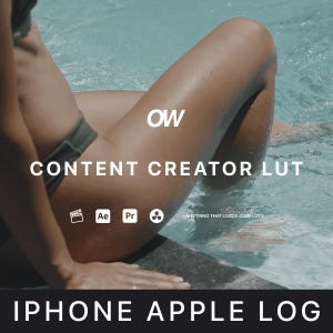 Content Creator LUT – Cine Preset for iPhone Apple Log