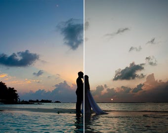 Ajuste preestablecido de Lightroom para una boda moderna