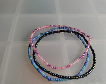 Tiny Beaded Bracelet Set