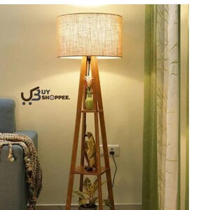 Easy home shelf floor lamp deals