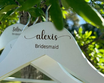 Bridesmaid Hanger - Personalized Bridesmaid Hangers, Bridal Hanger Wedding