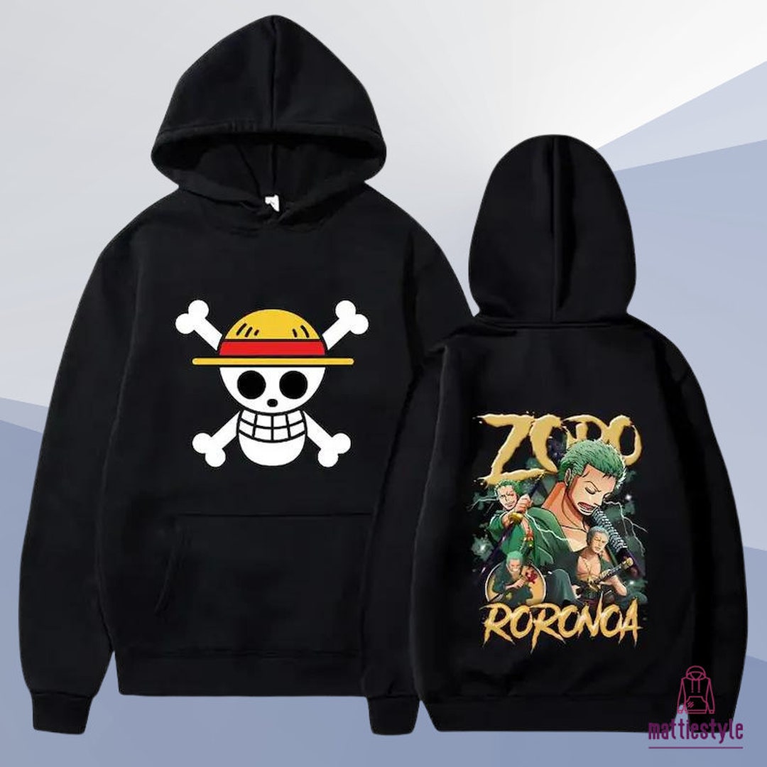 Roronoa Zoro Hoodie Hoodie Vintage Hoodie Trening Hoodie Etsy