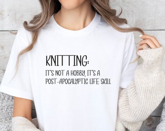 Knitting Shirt, Funny Shirt, Knitting Lover Tee, Knitting Tshirt, Gift For Her, Knitting Lover, Knitting Tee, Funny Knitting Shirt