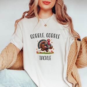 Funny Thanksgiving Shirt, Thanksgiving Football Shirt, Gift for Football Lover, Thanksgiving Gift, Football Season Shirt, Turkey Day Shirt