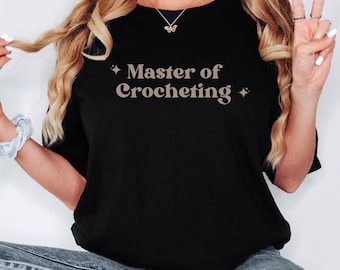 Comfort Colors Crocheting Shirt, Gift for Crocheter, Funny Crochet Shirt, Crochet Lover Shirt, Crocheting Shirt, Cute Knitting Tee