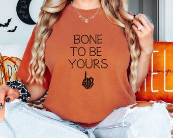 Comfort Colors Halloween Bride Shirt, Spooky Bride Shirt, Cute Halloween Bride Shirt, Bride Gift, Spooky Engagement Tee, Honeymoon Shirt