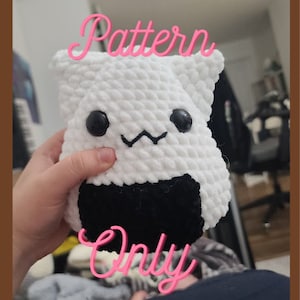 Cat Onigiri Amigurumi Crochet Pattern