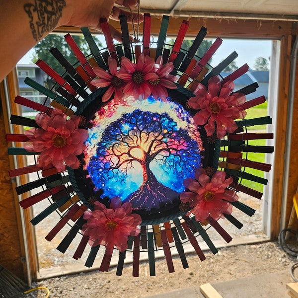 Clothespin Wreath - Etsy