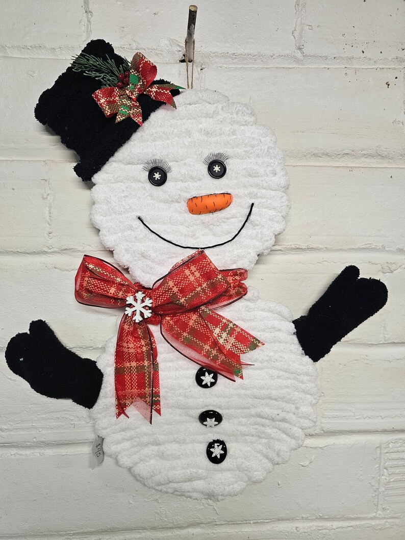Snowman Wreaths Etsy