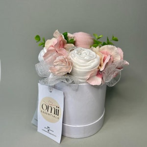 Baby Girl Bouquet - Unique Newborn Gift for Baby Shower, Christening, and New Parents