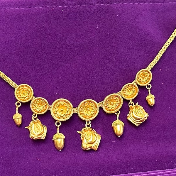 Broche Sculpturale Ilias Lalaounis En Or Jaune - Bijou Occasion, Pièce D'importance, Style Grec