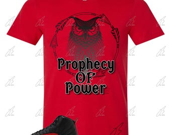 Shirt To Match Jordan 12 FLU GAME/Red, Graphic Tee,Best Gift,Birthday,Sneaker Match,Mens Shirt,AJ12s,Adults & Kid,Mens Clothes,Prophecy