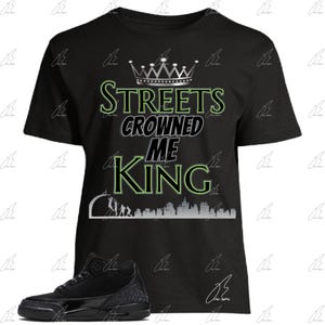 Shirt To Match Jordan 3 Black Cat, Graphic Tee,Best Gift,Birthday,Sneaker Match,Mens Shirt,AJ3s,Adults & Kid,Christmas Gift