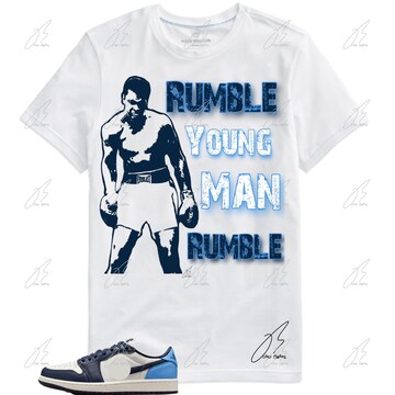 Shirt To Match Jordan 1 OBSIDIAN/UNC/Blue, Graphic Tee,Best Gift,Birthday,Sneaker Match,Mens Shirt,AJ1s,Adults & Kid,Mens Clothes,Rumble