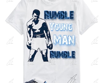 Shirt To Match Jordan 1 OBSIDIAN/UNC/Blue, Graphic Tee,Best Gift,Birthday,Sneaker Match,Mens Shirt,AJ1s,Adults & Kid,Mens Clothes,Rumble