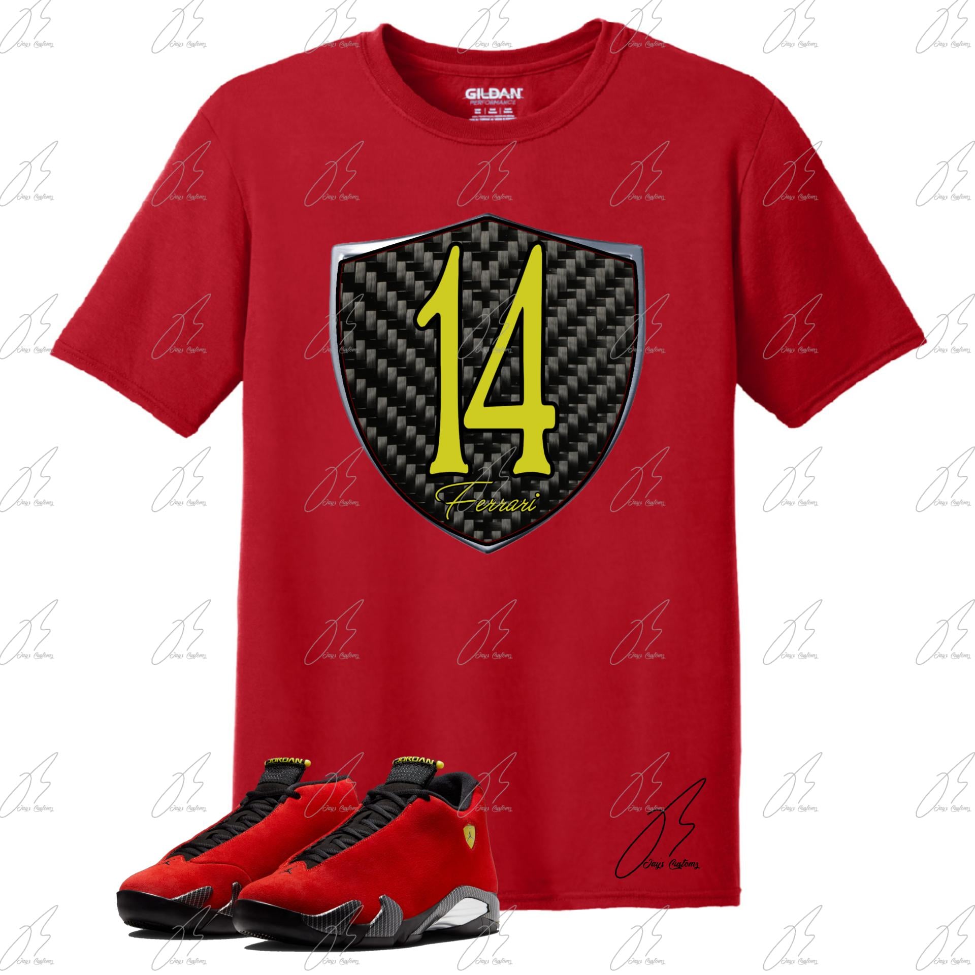 Black Ferrari Outfit Jordan 14 Ferrari Clothing Jordan Ferrari Shirt