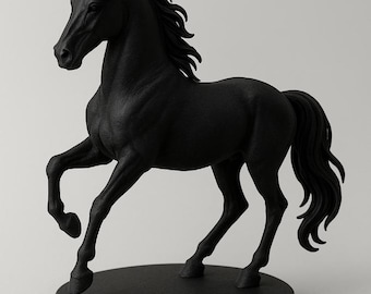 Detailed Horse Model STL | 3D Printing Decorative Sculpture (Digital Download)
