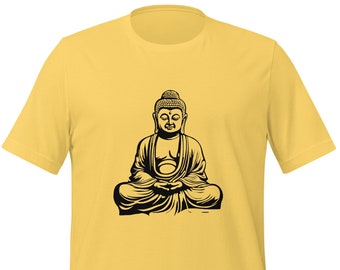 Sitting Buddha Shirt, Spirituality, Meditation, Buddhism, Spirituality Gift, Meditation Gift, Yoga Tee