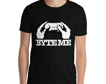 Byte Me, lustiges Gamer Tshirt, Videospiel T-shirt, Videospiel Tee, Geschenk für sie, Geschenk für ihn, Videospiele, Unisex