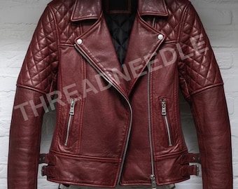 West Germany Retro Leather Jacket | Men's 44R (large) | Moto
