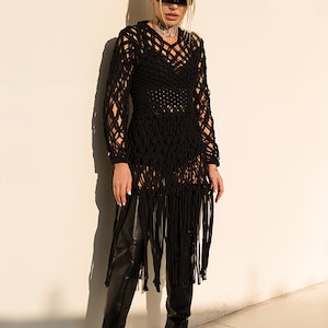 Macrame dress, Burning Man outfits, beach  clothing, Coachella outfit , boho hippie outfit, festival rave party, goddess fashion dress.