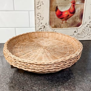 Set of 4 vintage boho rattan cutlery
