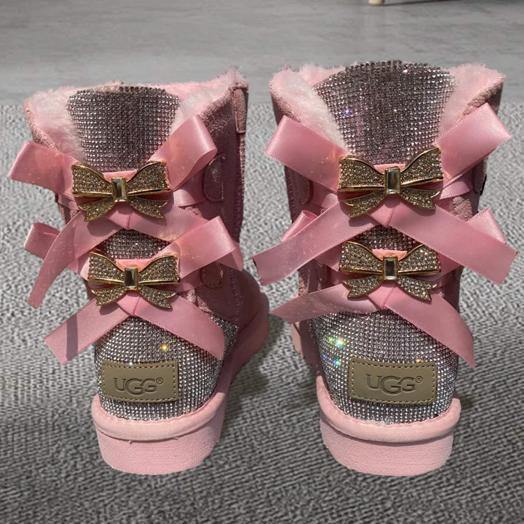 Uggs with diamond bows sales